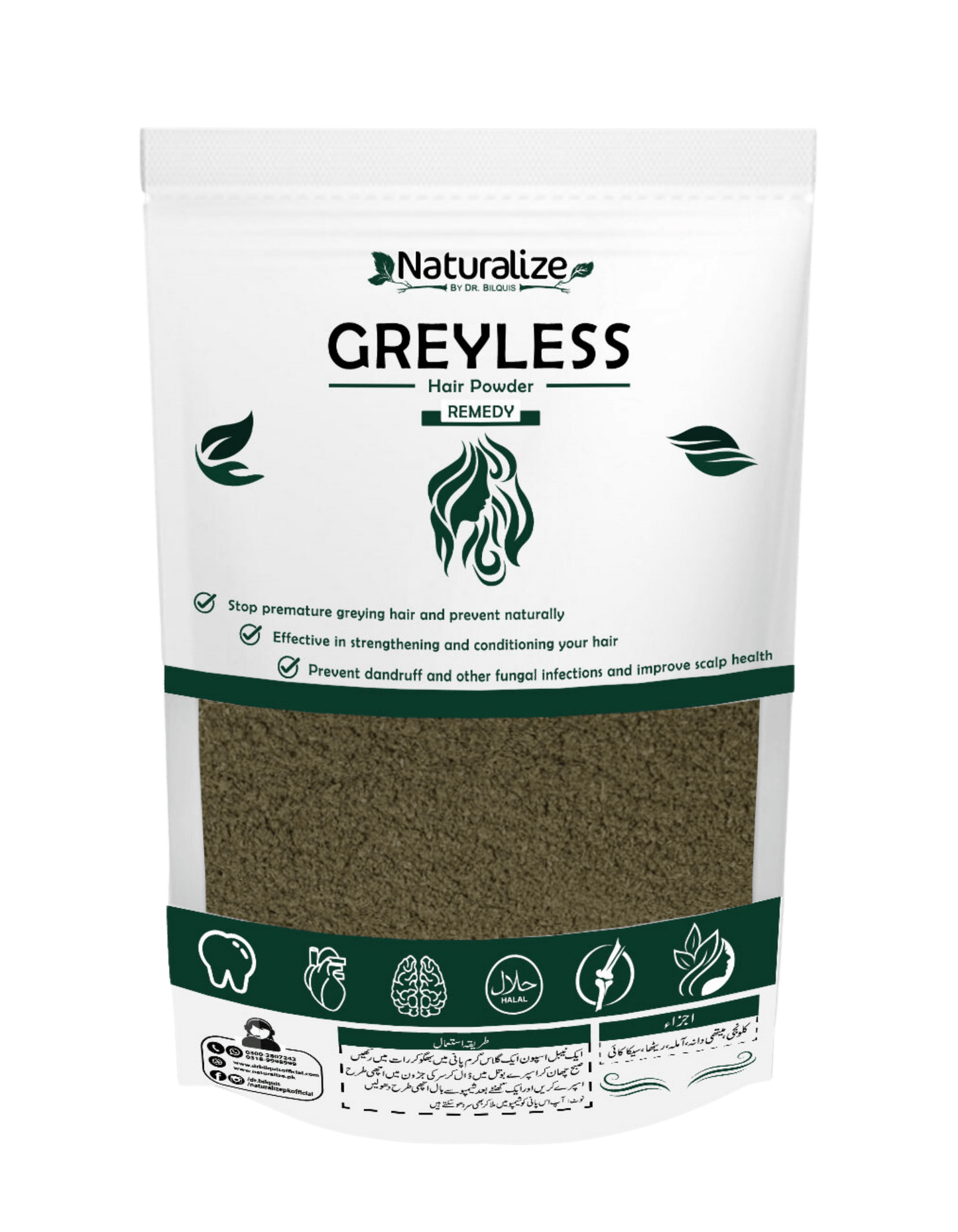 Greyless Hair Powder